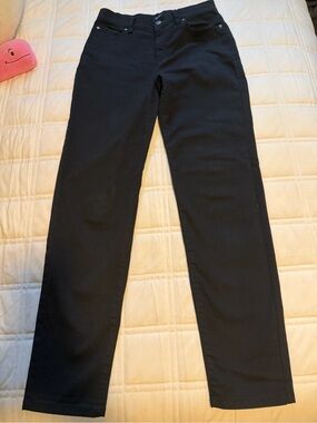 Eileen Fisher Black Straight-Leg Jeans